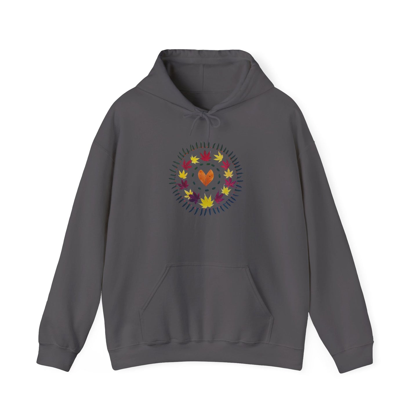 Ethically Grown Cotton Hoody (Autumn Leaves)