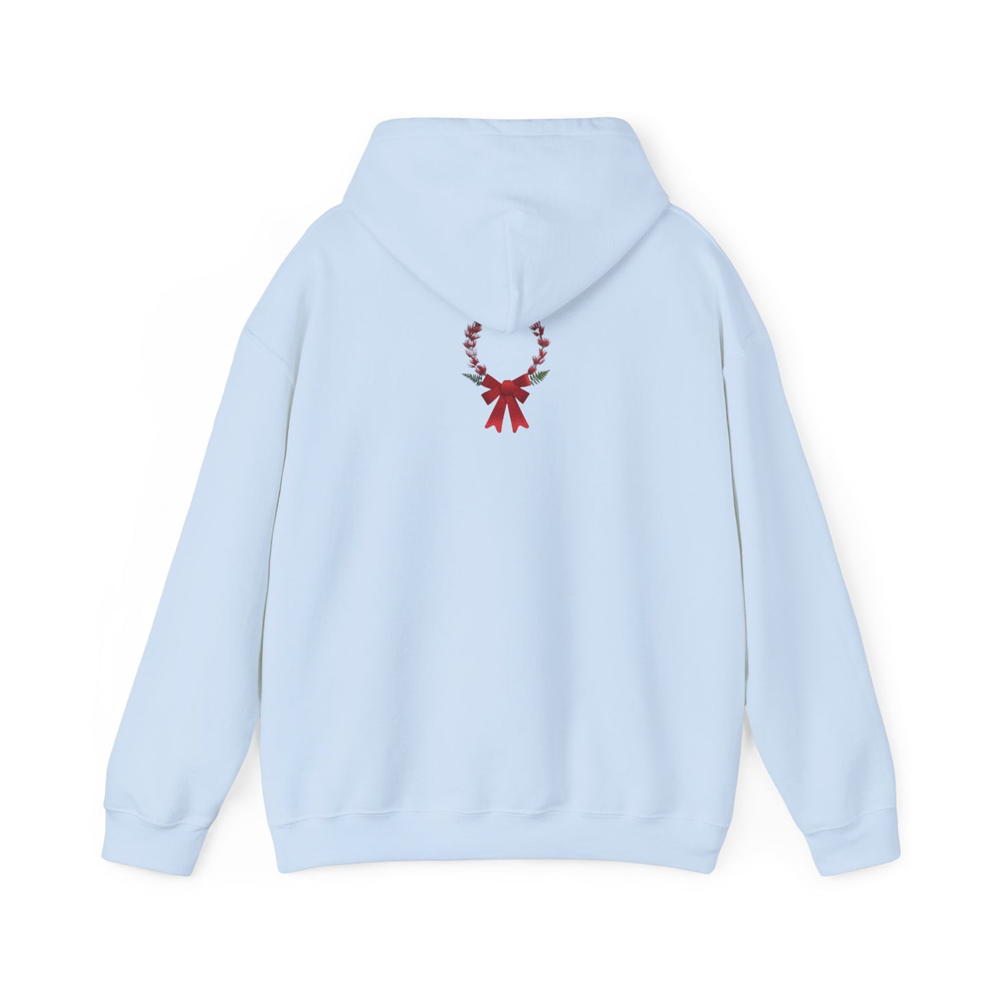 Ethically Grown Cotton Hoody (Christmas Wreath)