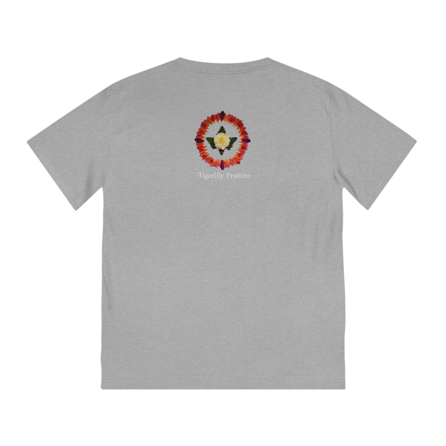 Unisex Mandala T-Shirt (Summer Dahlias)