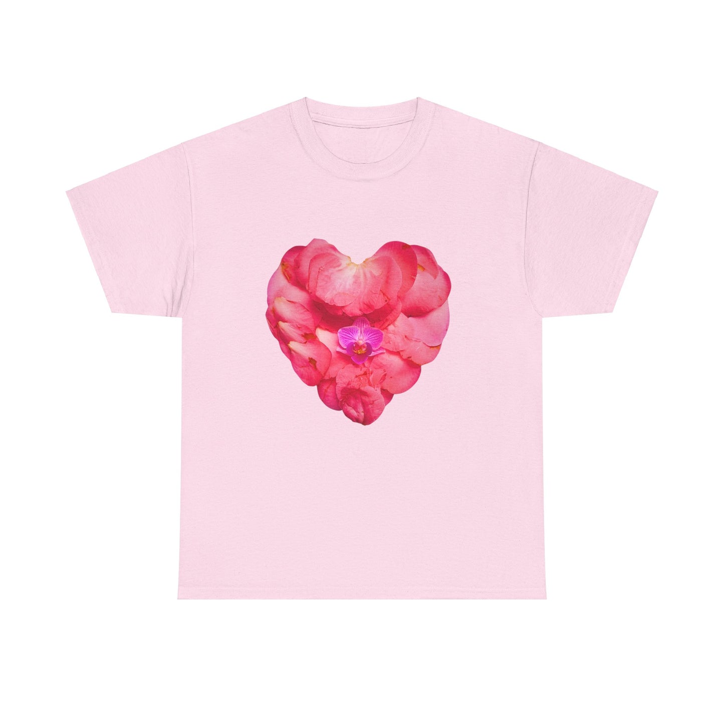 Heavy Cotton T-Shirt (Pink Camellia)