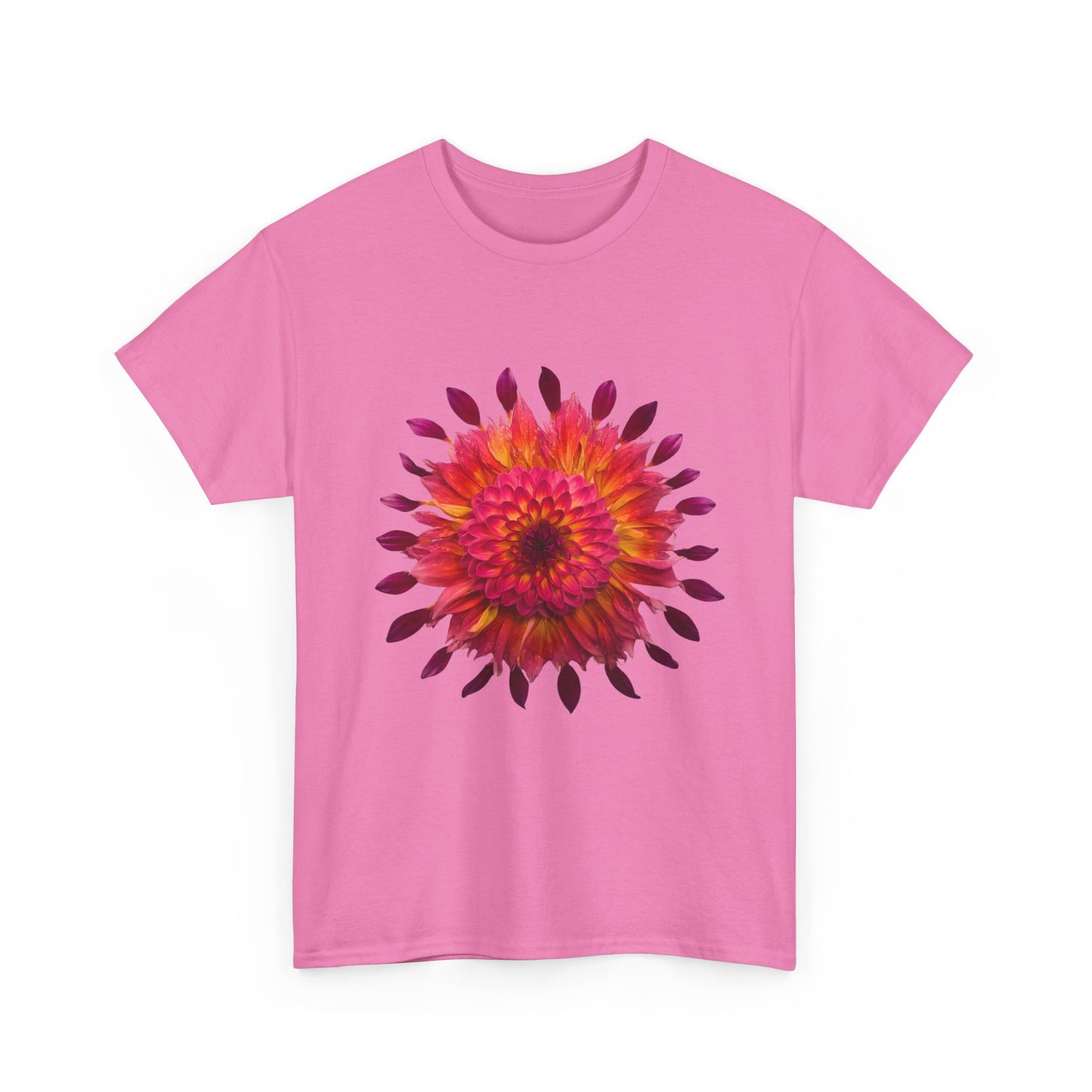 Heavy Cotton T-Shirt (Dahlia Extravaganza)