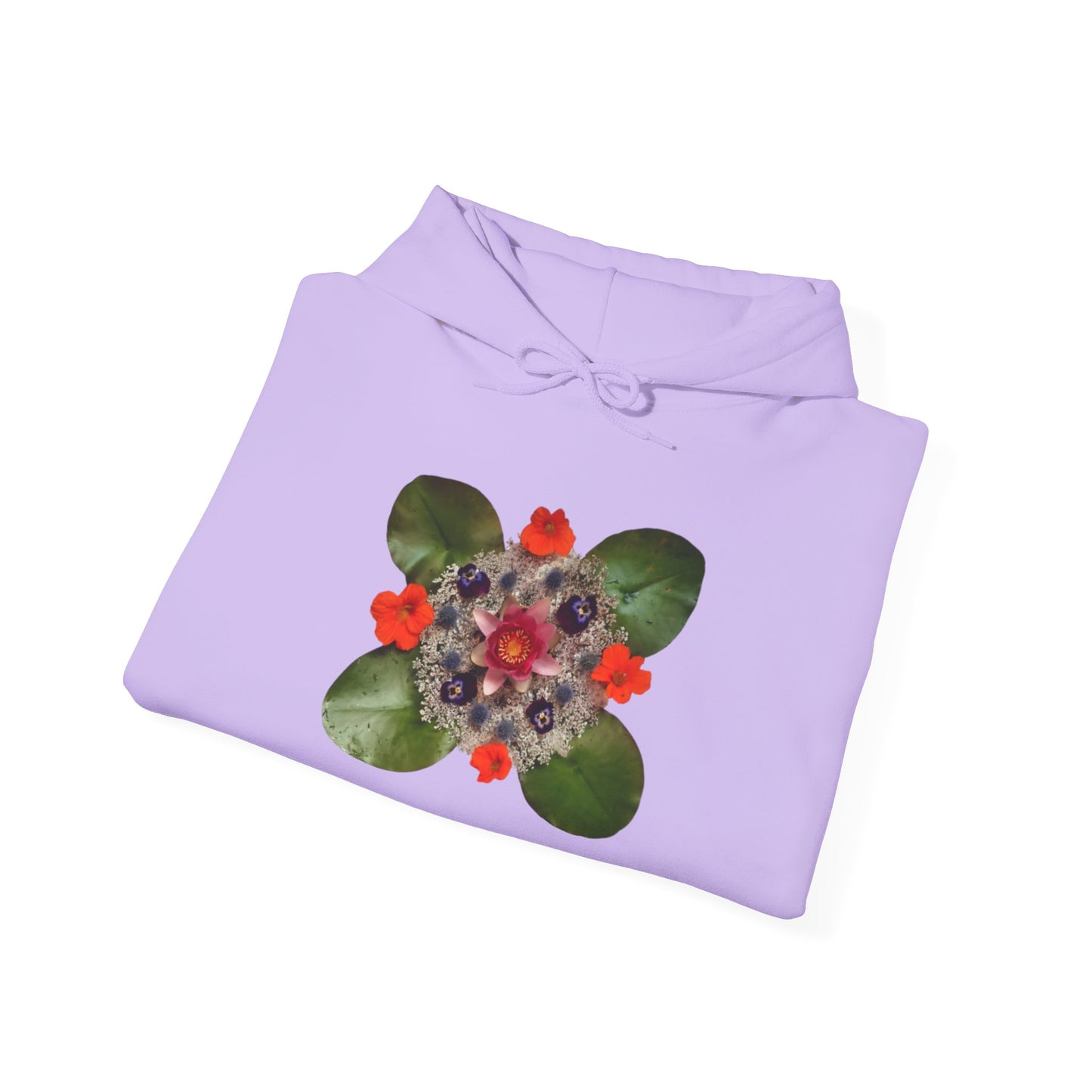 Ethically Grown Cotton Hoody (Water Lily)