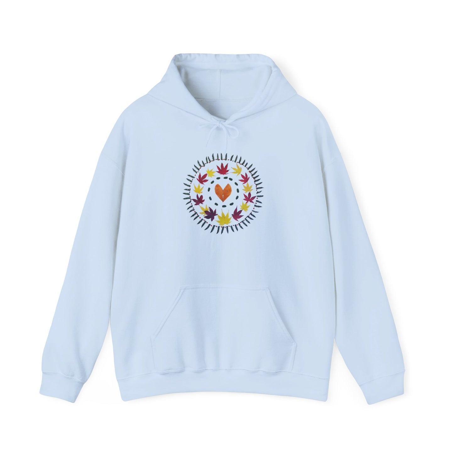 Ethically Grown Cotton Hoody (Autumn Leaves)