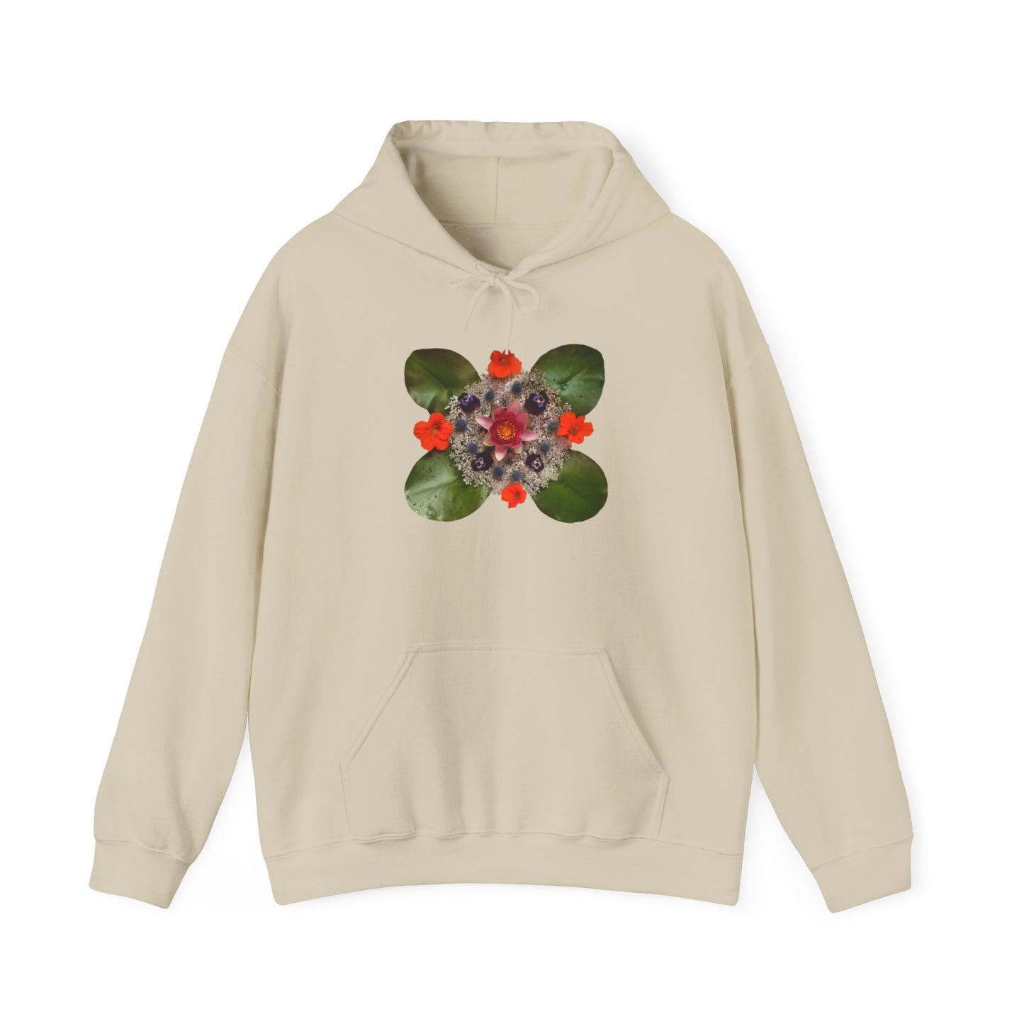 Ethically Grown Cotton Hoody (Water Lily)