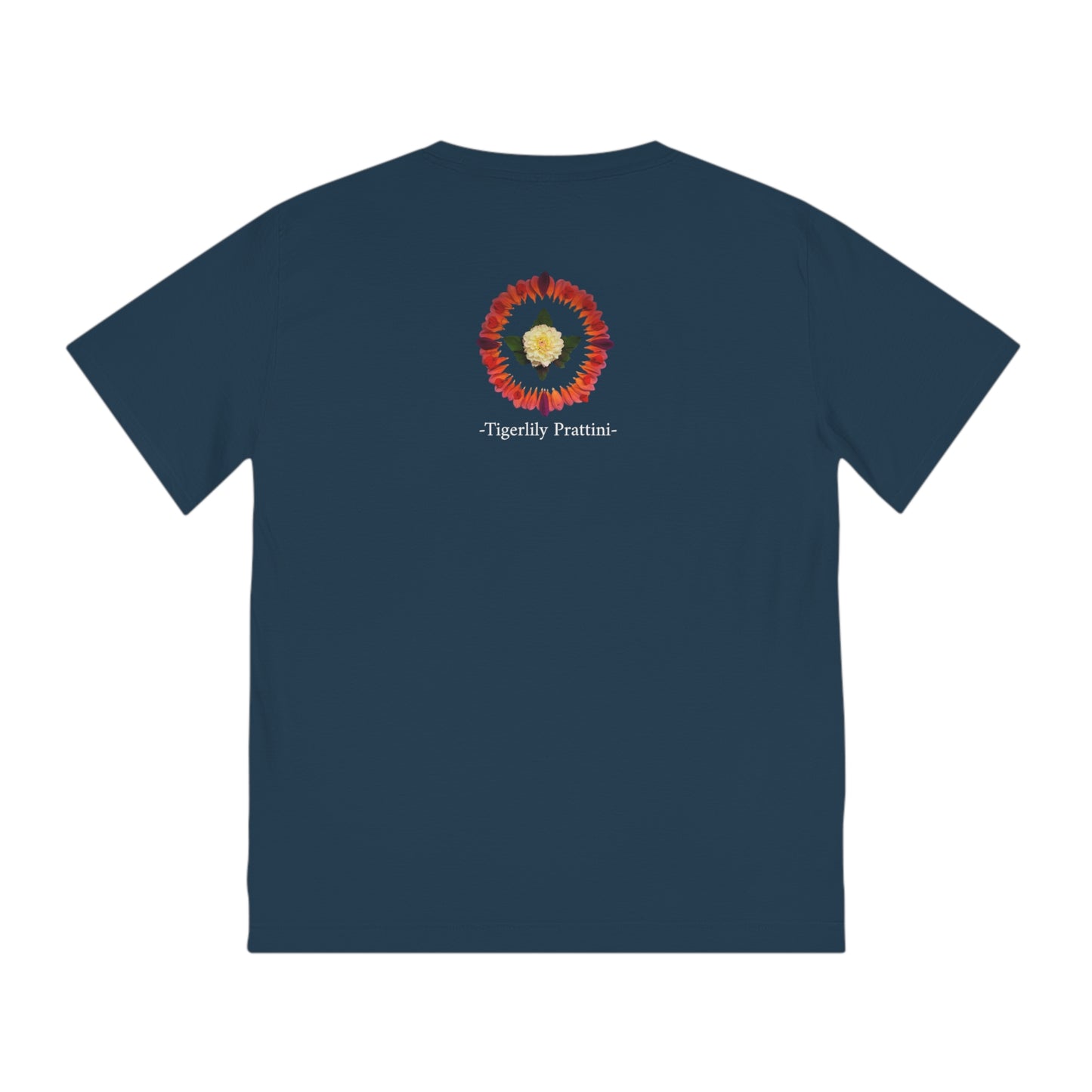 Unisex Mandala T-Shirt (Summer Dahlias)