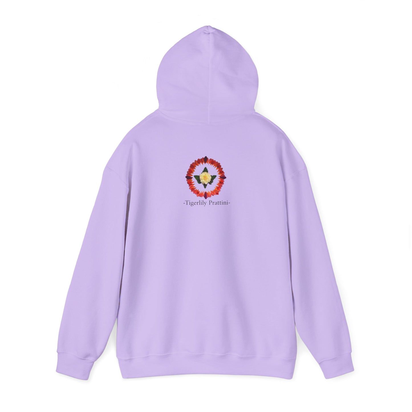 Ethically Grown Cotton Hoody (Summer Dahlias)