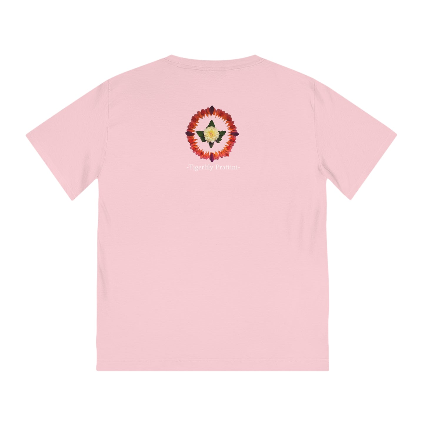 Unisex Mandala T-Shirt (Summer Dahlias)