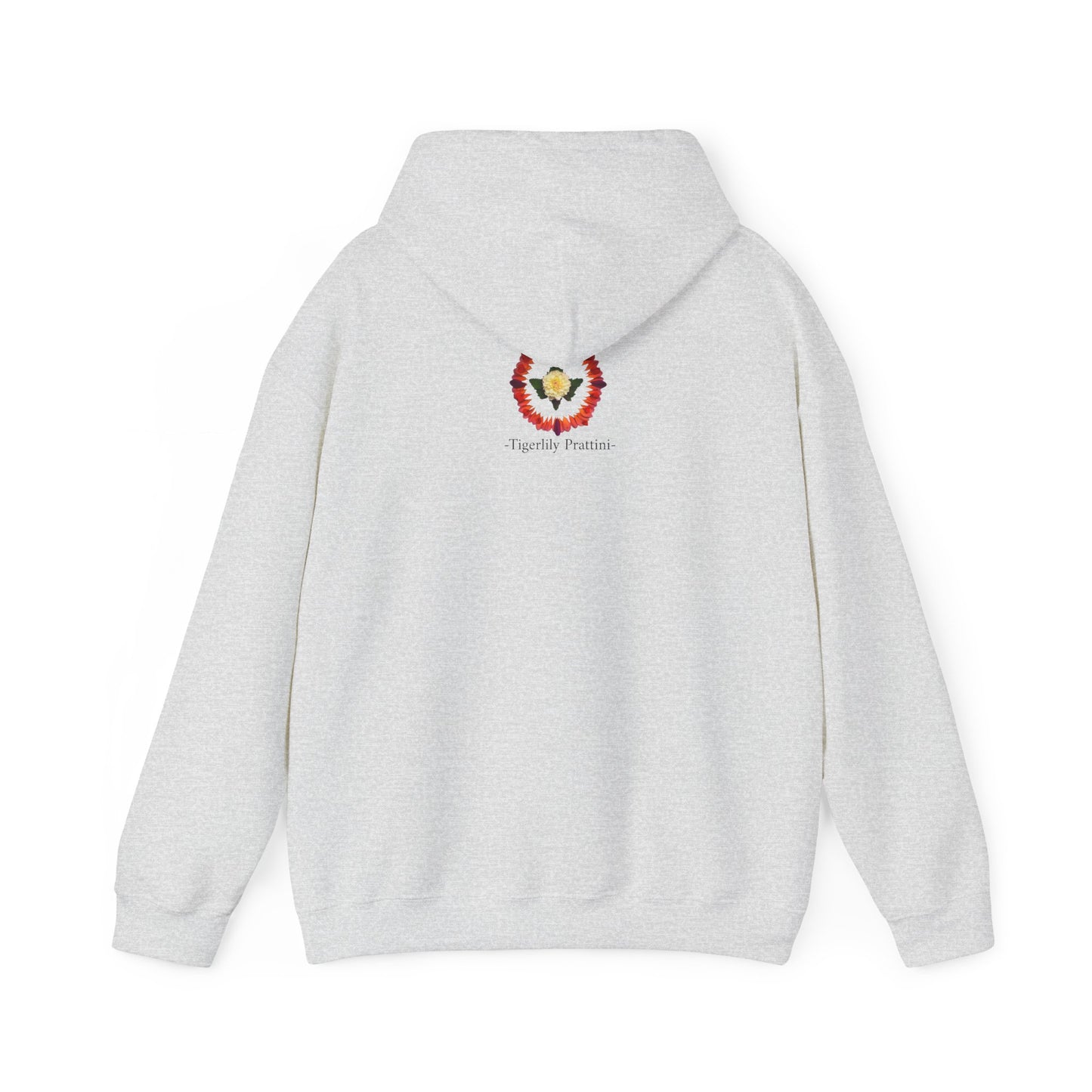 Ethically Grown Cotton Hoody (Summer Dahlias)