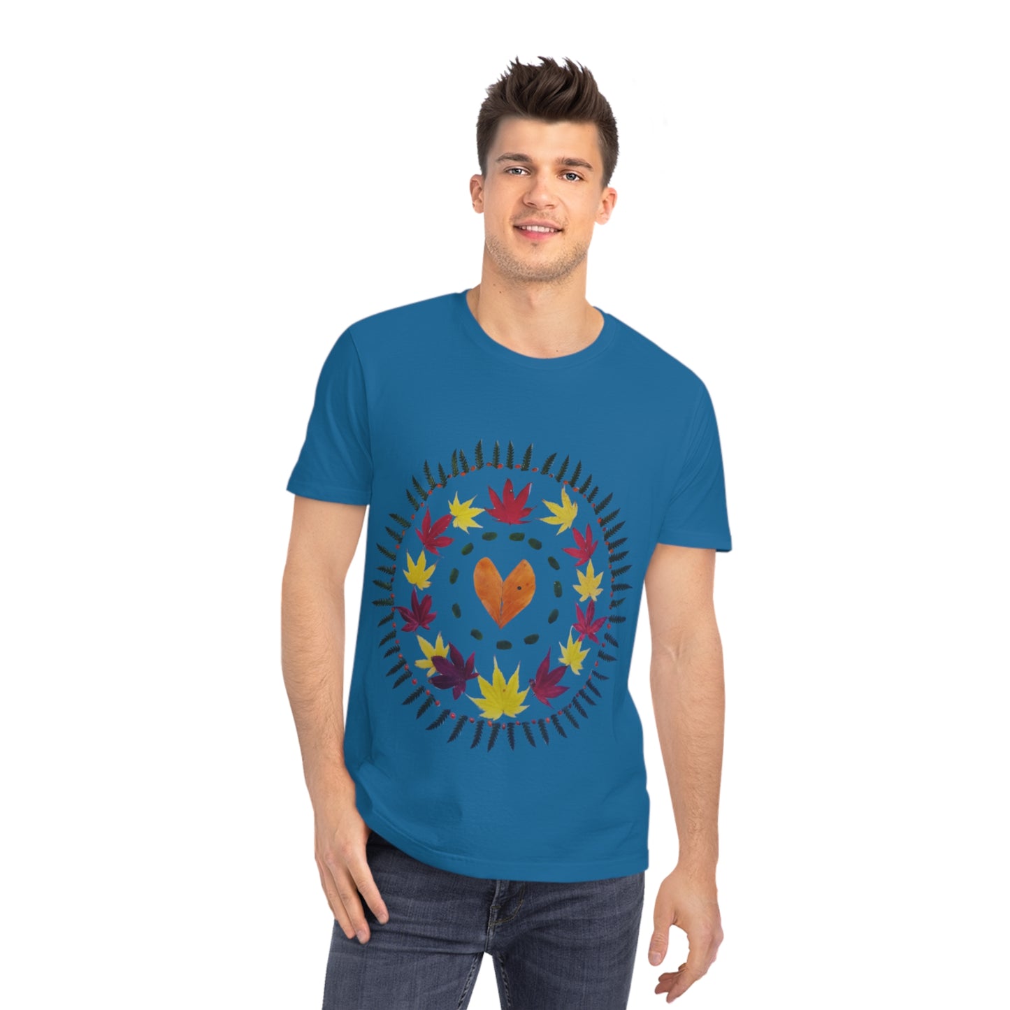 Unisex Mandala T-Shirt (Autumn Beginnings)