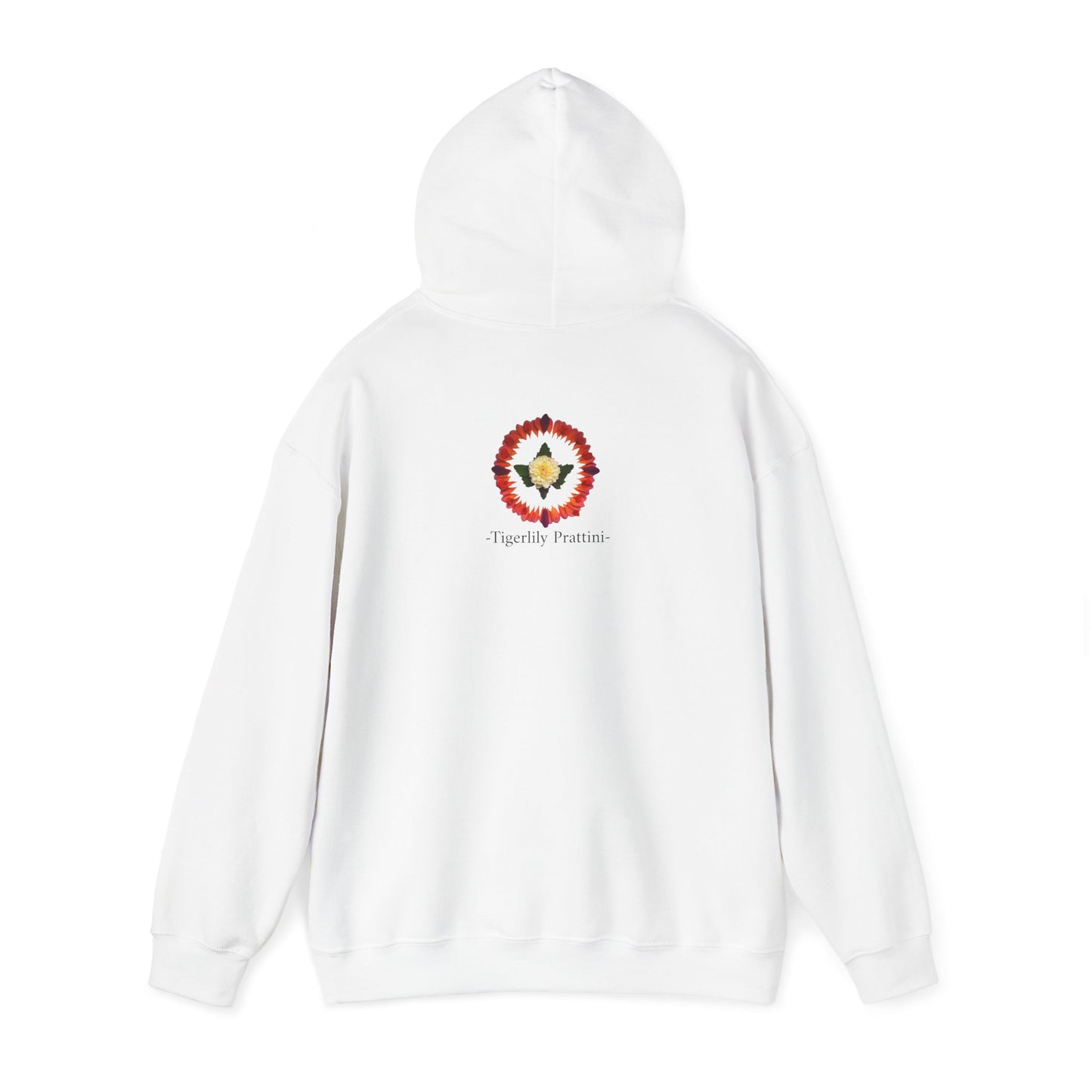 Ethically Grown Cotton Hoody (Summer Dahlias)