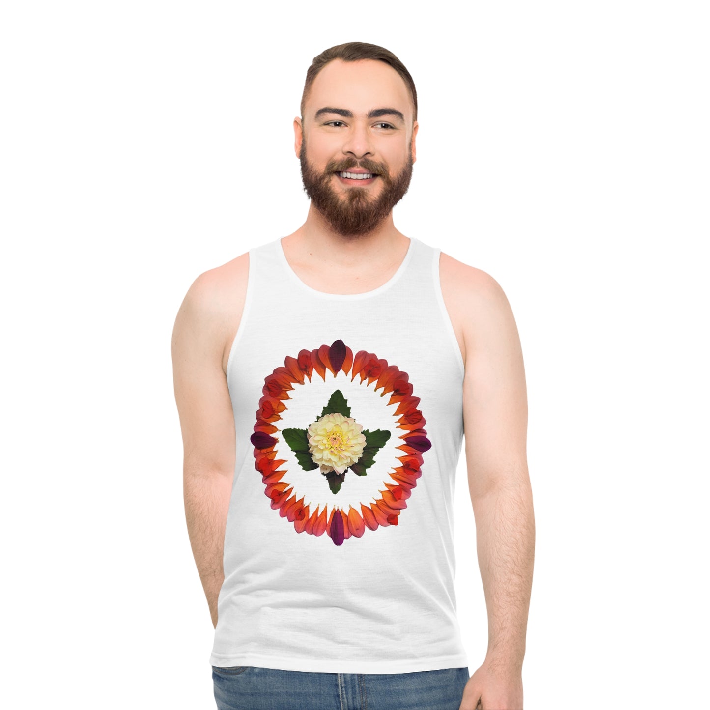 Unisex Tank Top (Summer Dahlias)
