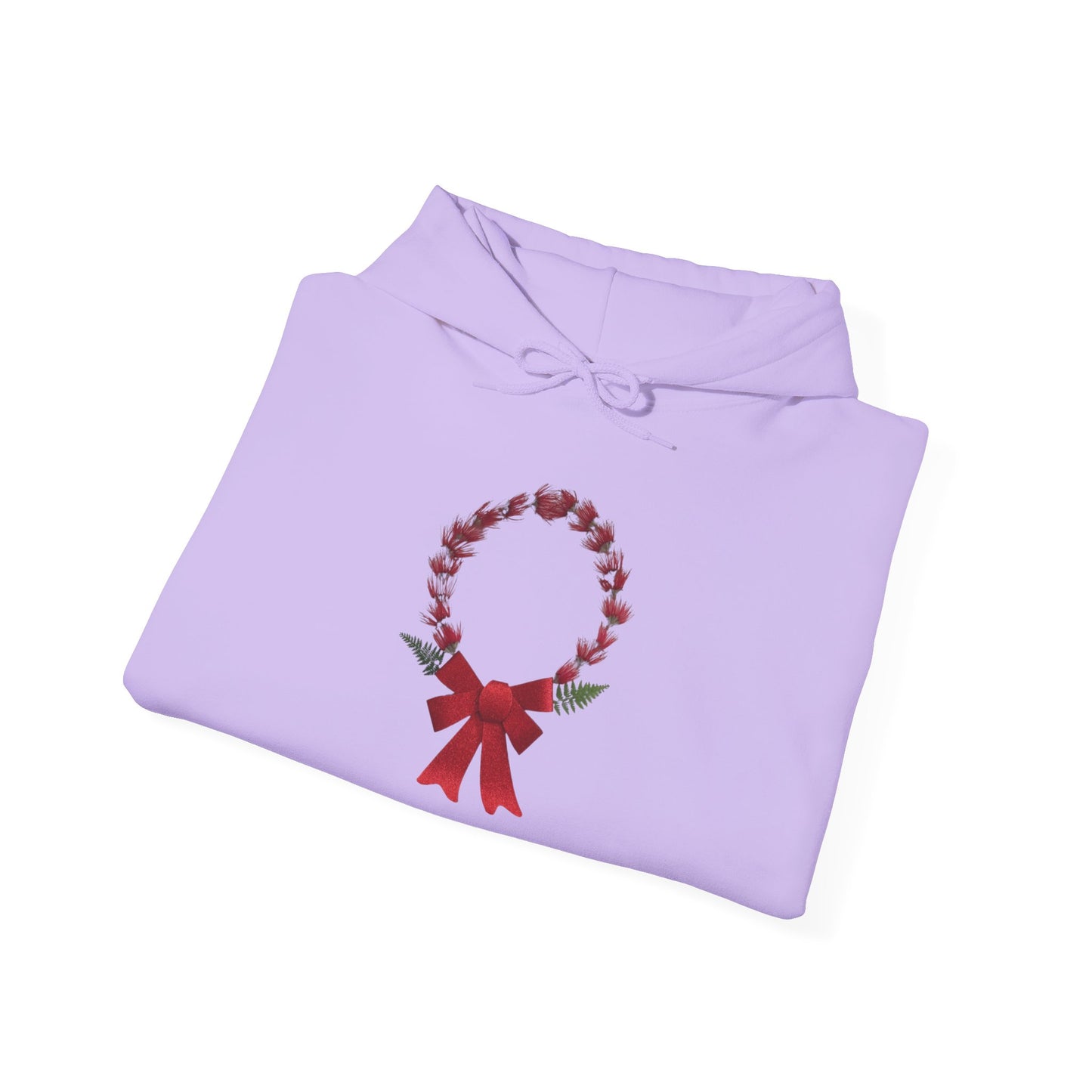 Ethically Grown Cotton Hoody (Christmas Wreath)