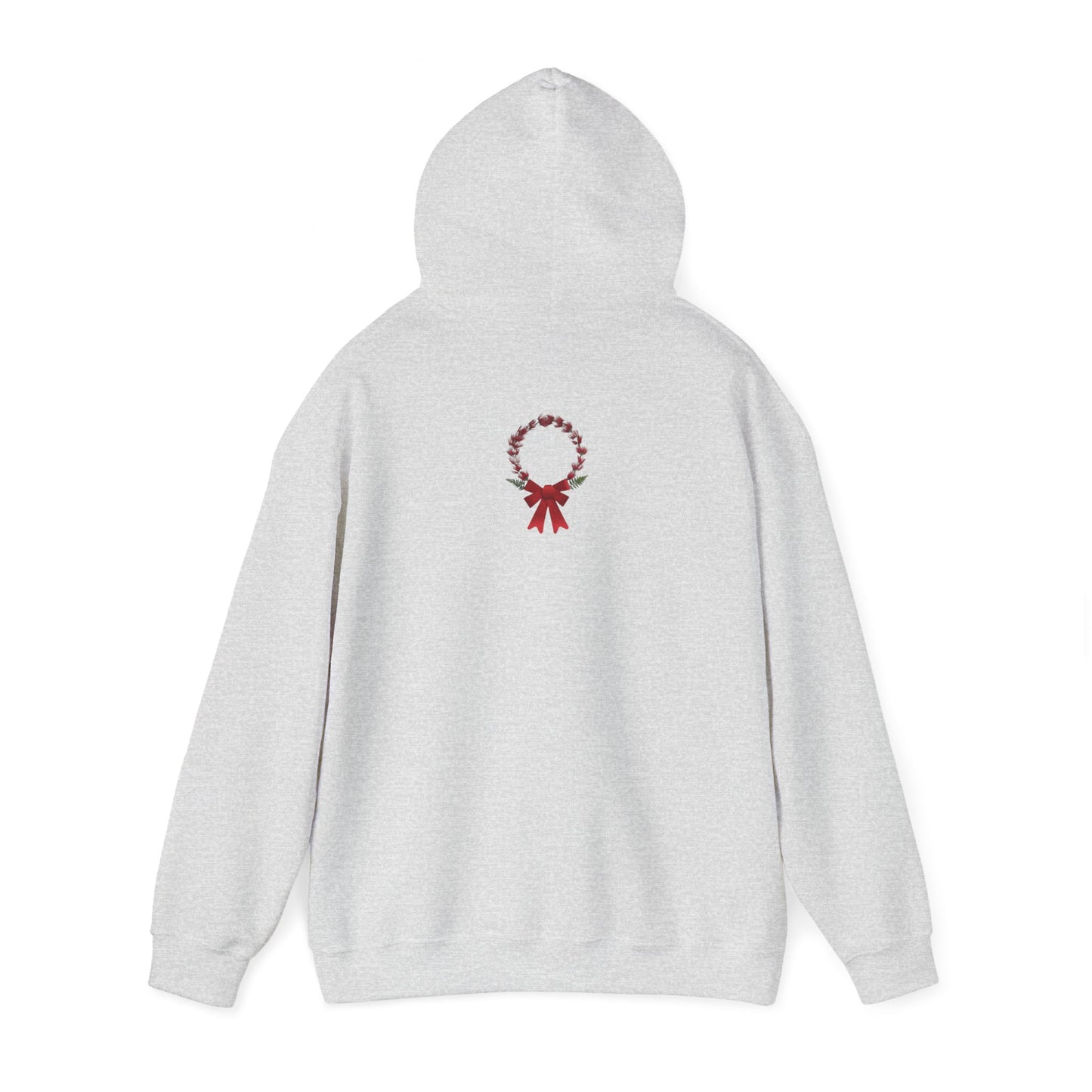 Ethically Grown Cotton Hoody (Christmas Wreath)
