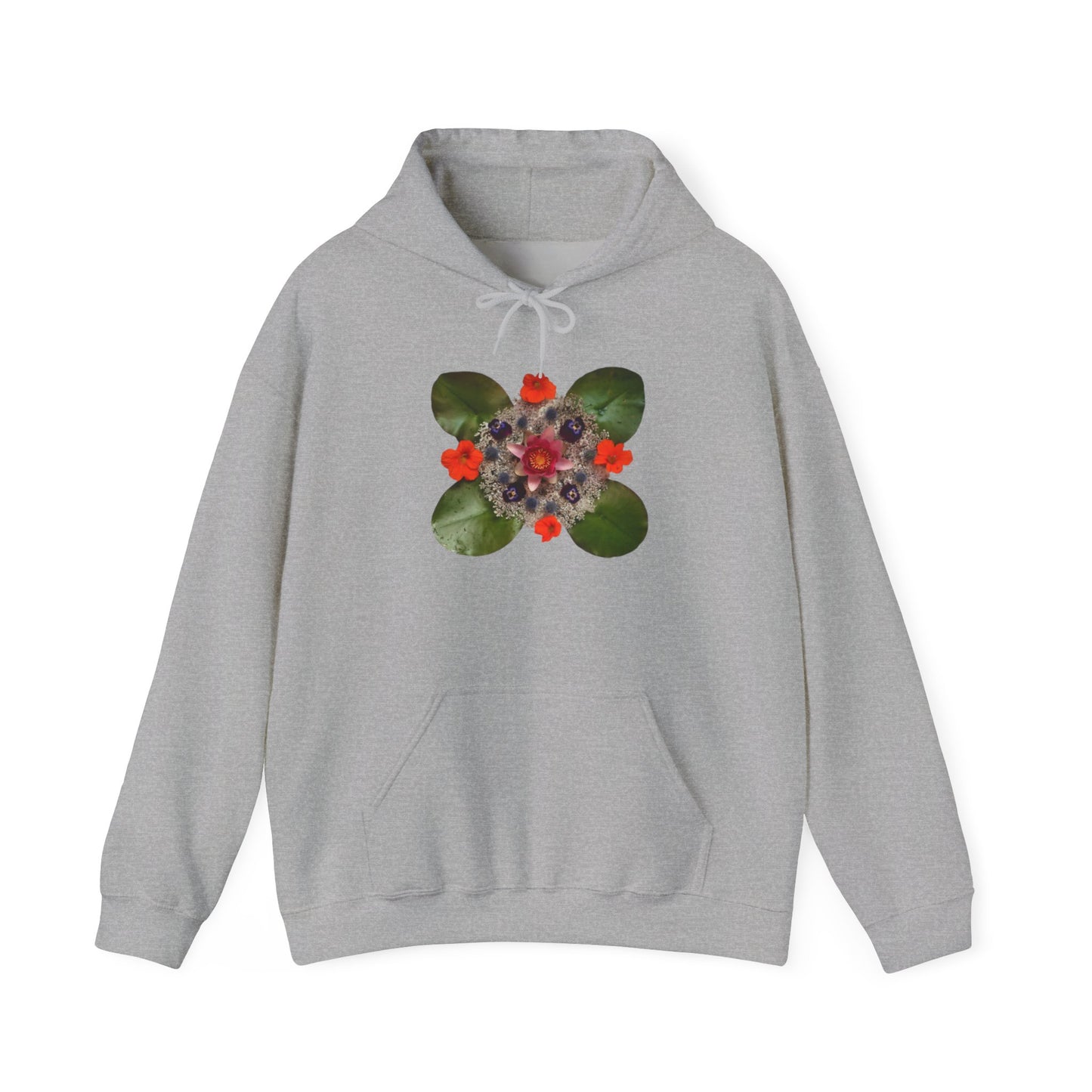 Ethically Grown Cotton Hoody (Water Lily)