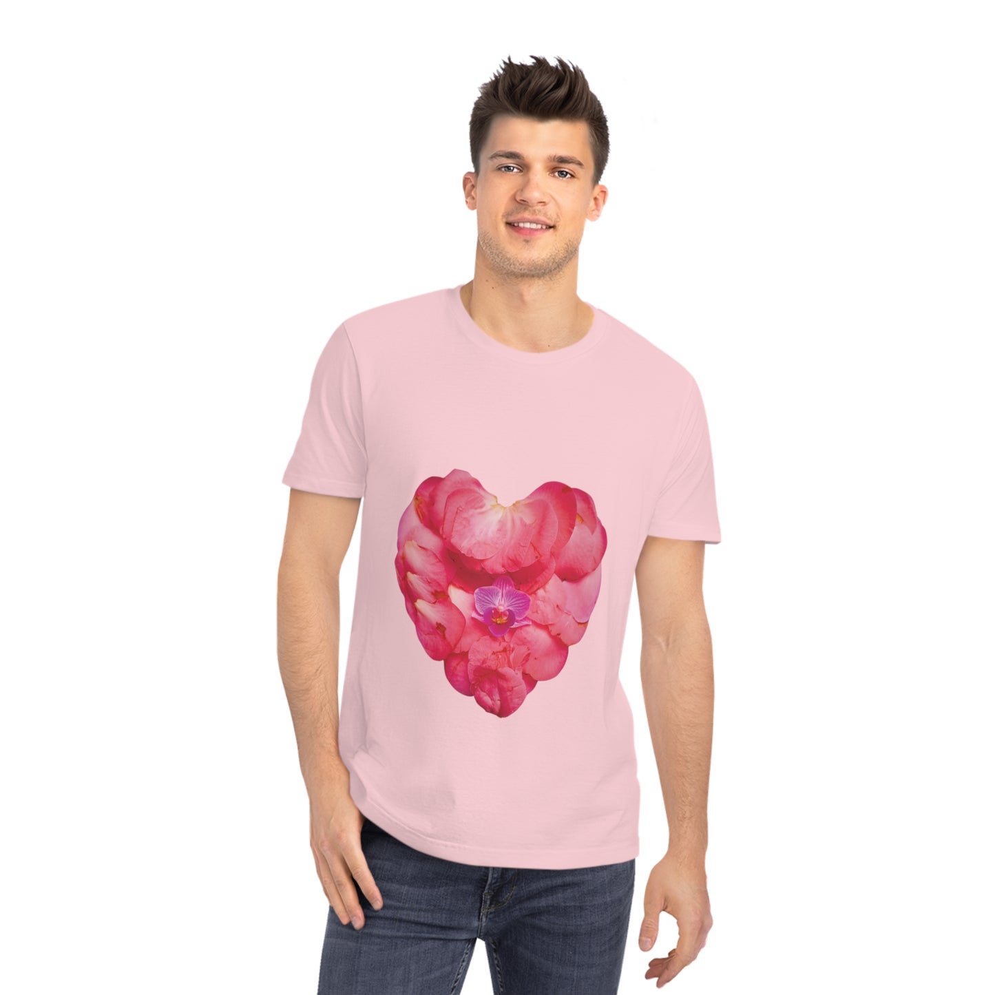 Unisex Mandala T-Shirt (Pink Camellia)