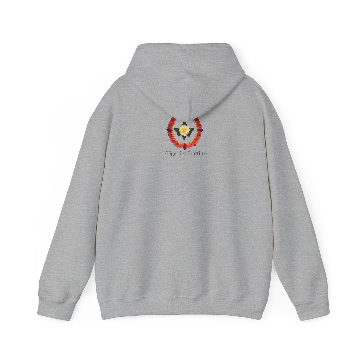 Ethically Grown Cotton Hoody (Summer Dahlias)