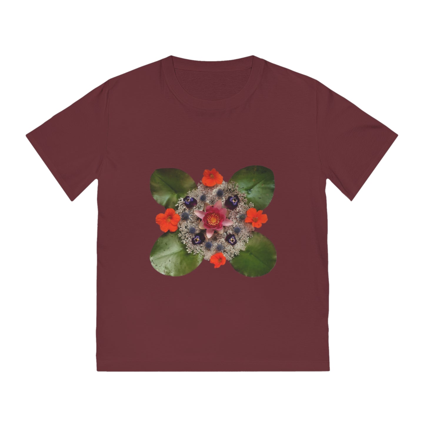 Unisex Mandala T-Shirt (Water Lily)
