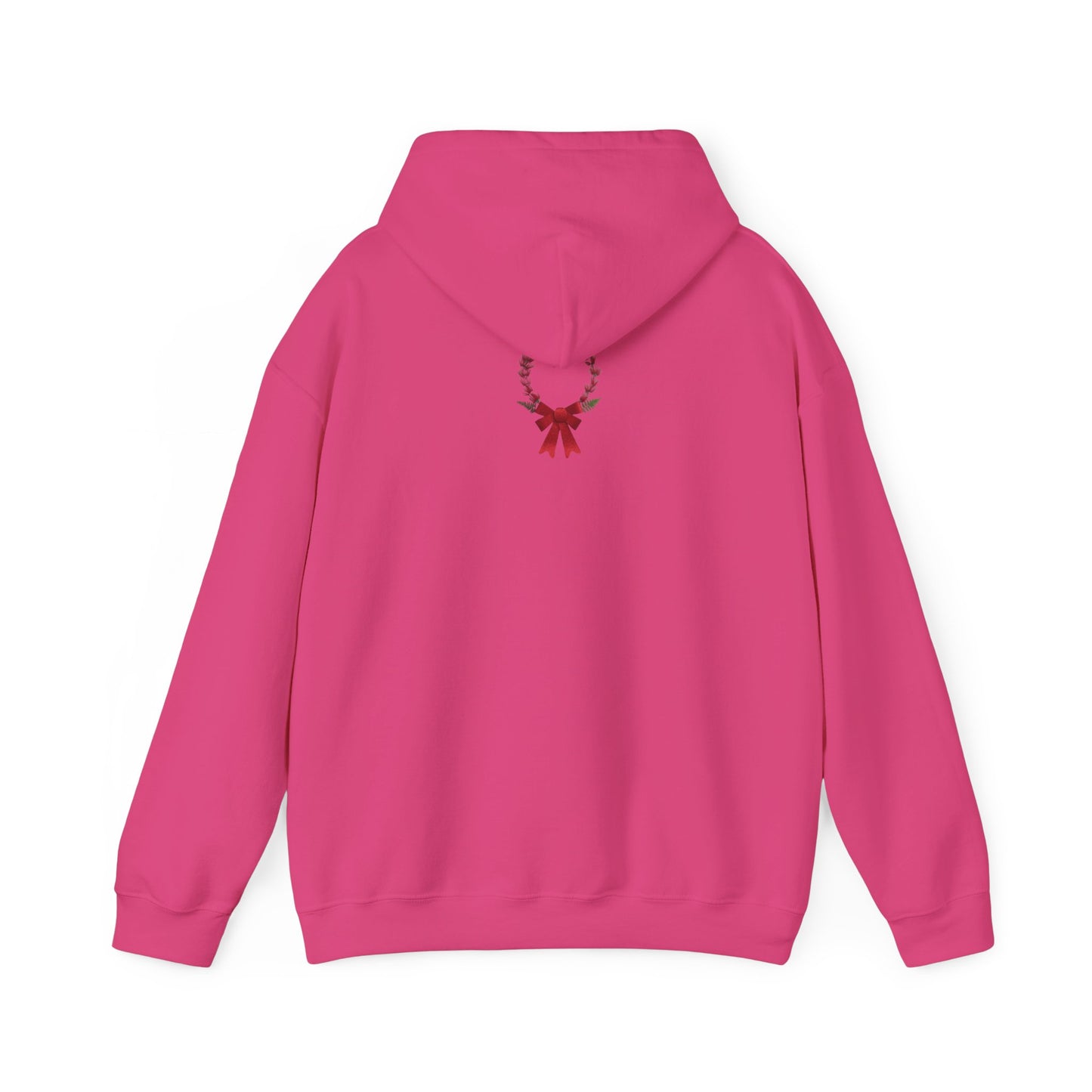 Ethically Grown Cotton Hoody (Christmas Wreath)