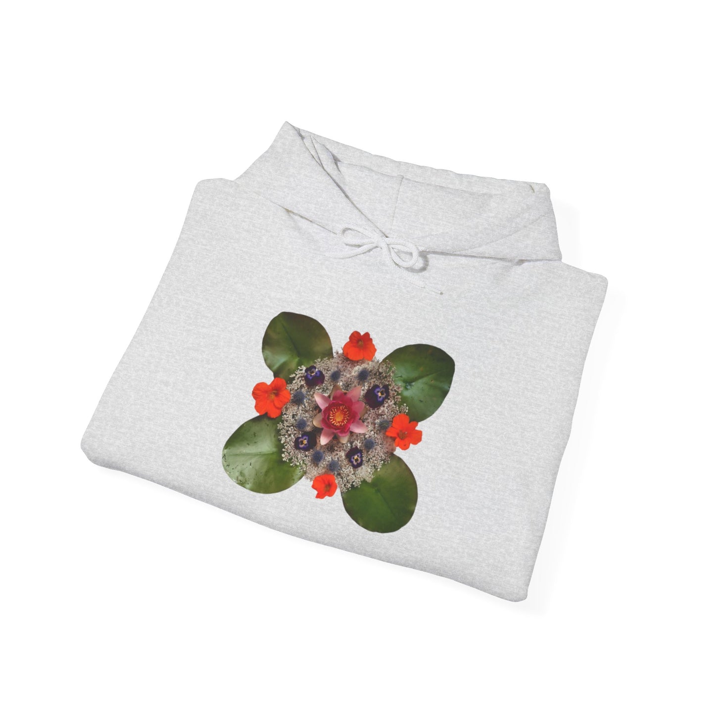 Ethically Grown Cotton Hoody (Water Lily)
