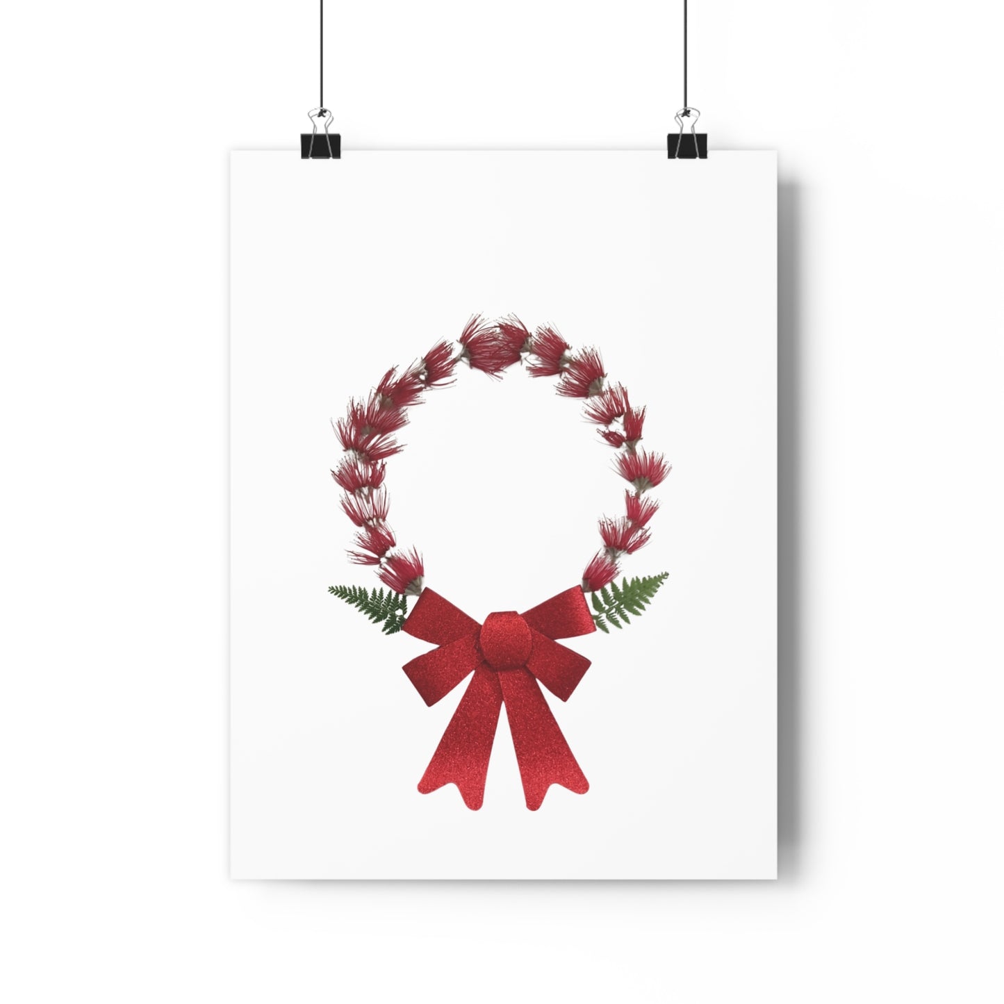 Mandala Poster (Christmas Wreath)