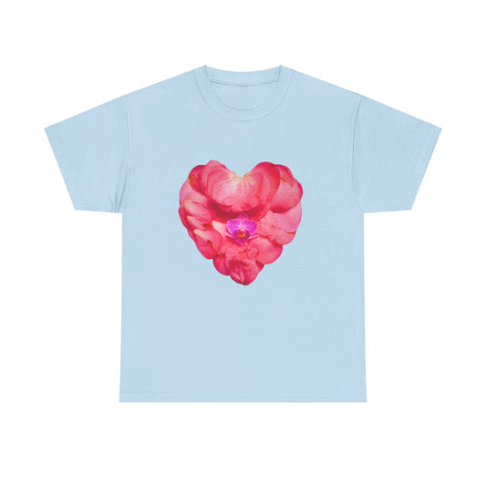 Heavy Cotton T-Shirt (Pink Camellia)