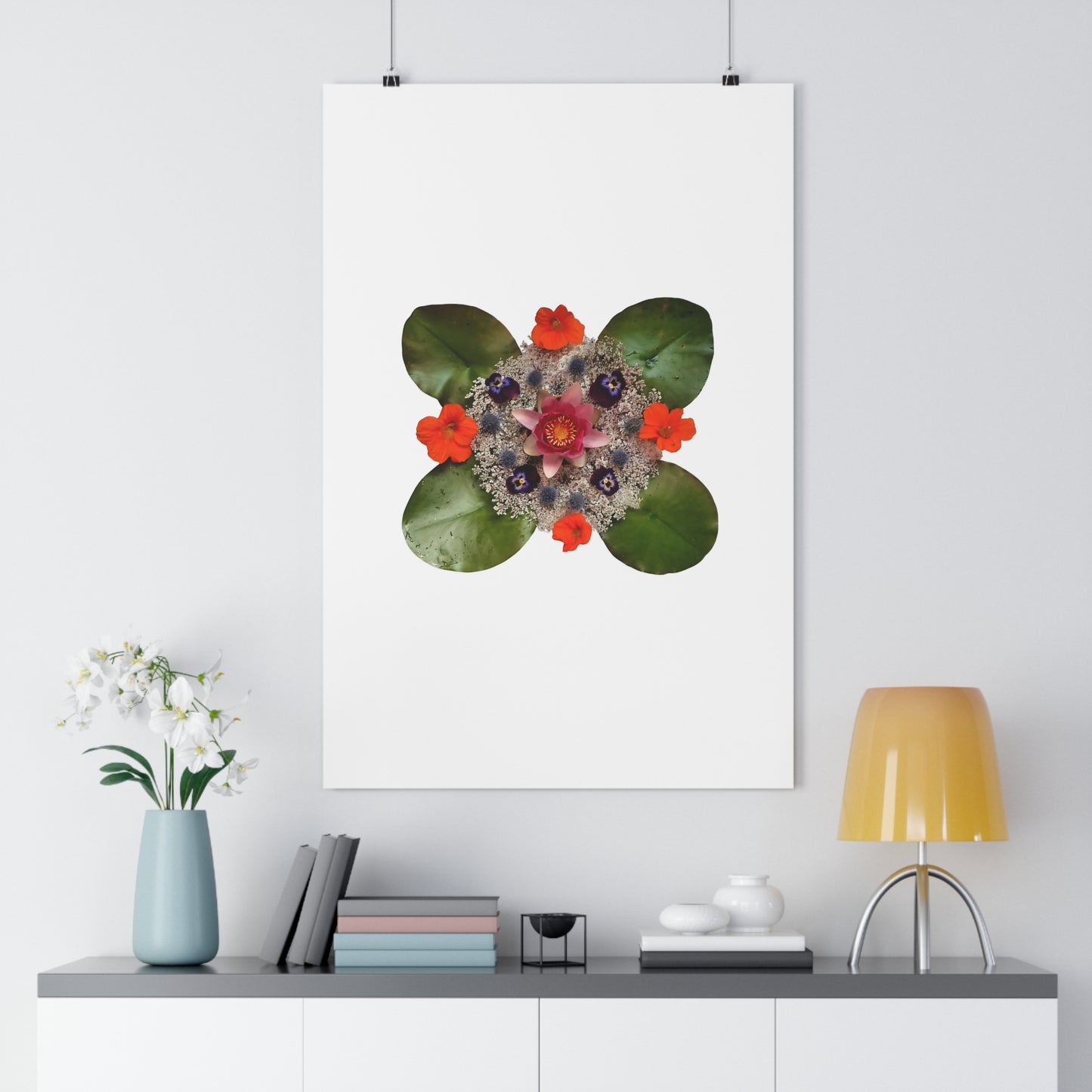 Mandala Poster (Water Lily)