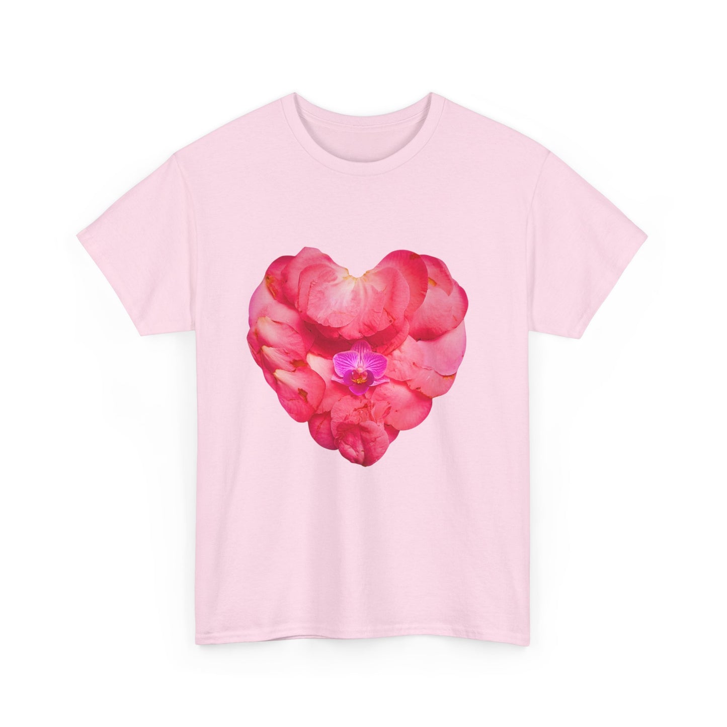 Heavy Cotton T-Shirt (Pink Camellia)