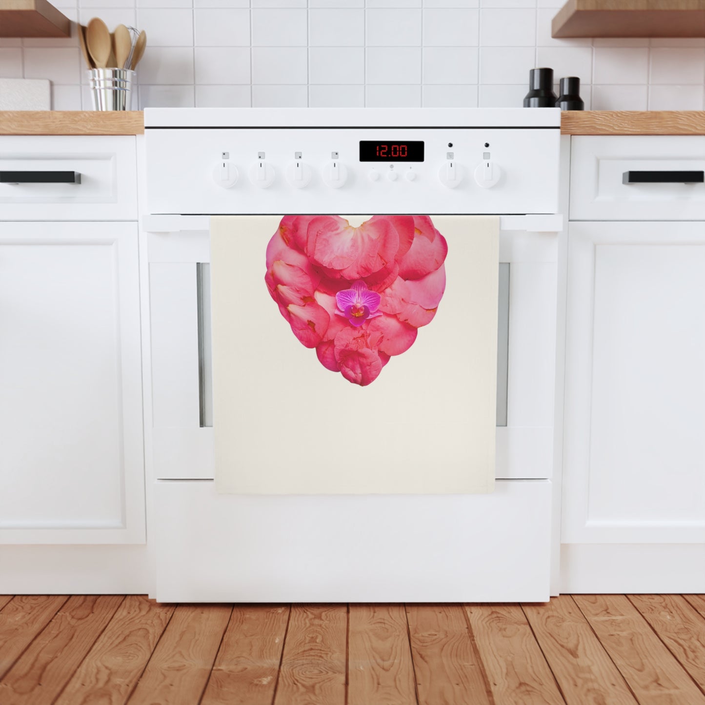 Tea Towel (Pink Camellia)