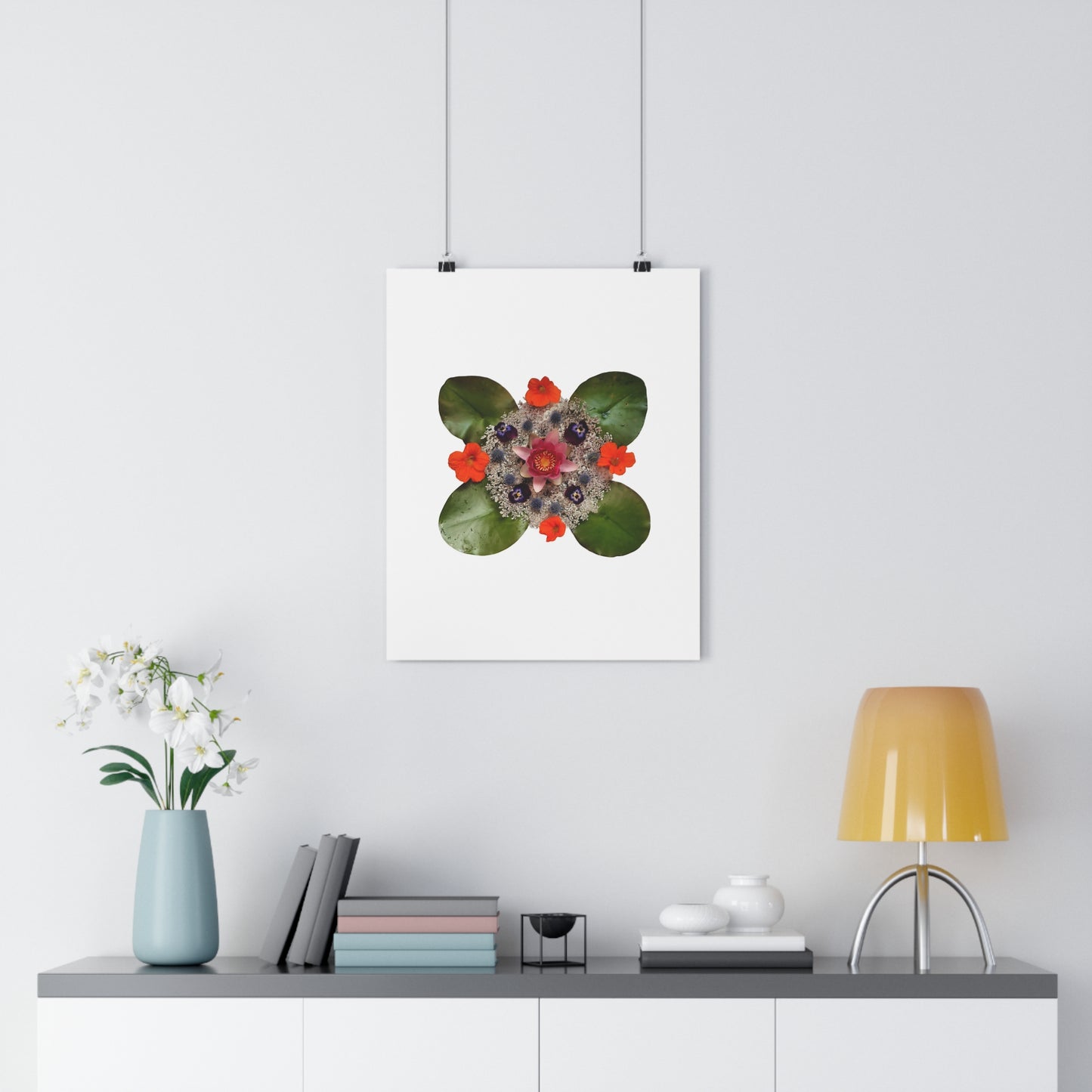 Mandala Poster (Water Lily)