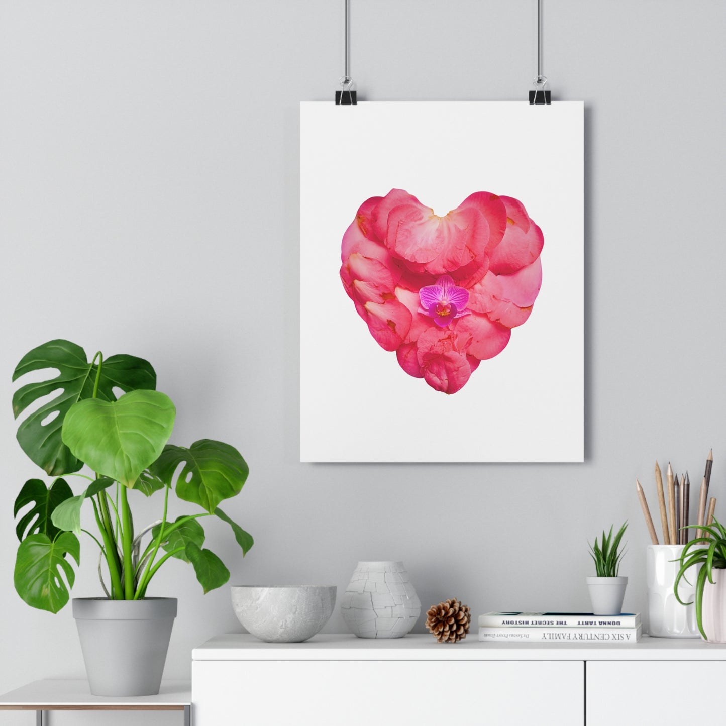 Mandala Poster (Pink Camellia)