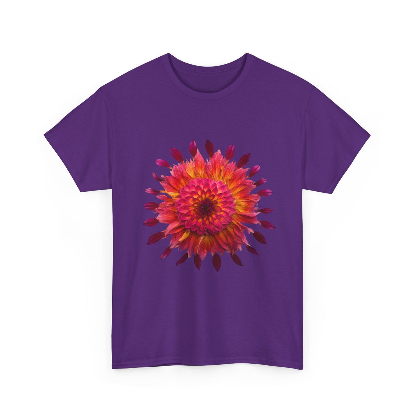 Heavy Cotton T-Shirt (Dahlia Extravaganza)