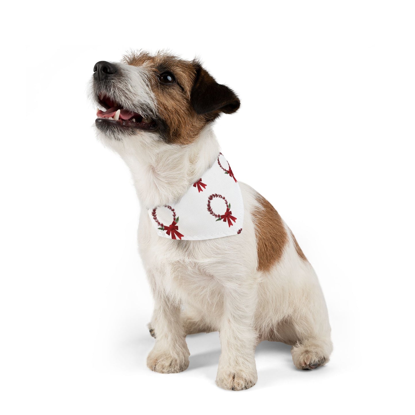 Pet Bandana Collar (Christmas Wreath)