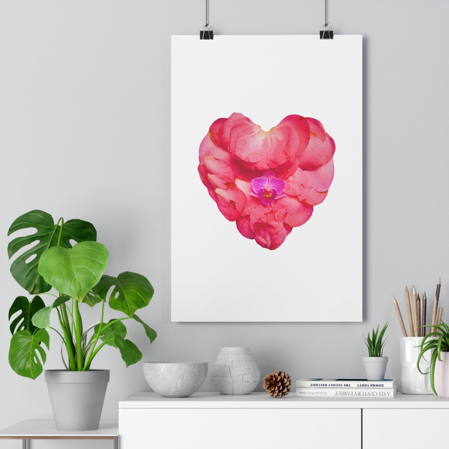 Mandala Poster (Pink Camellia)