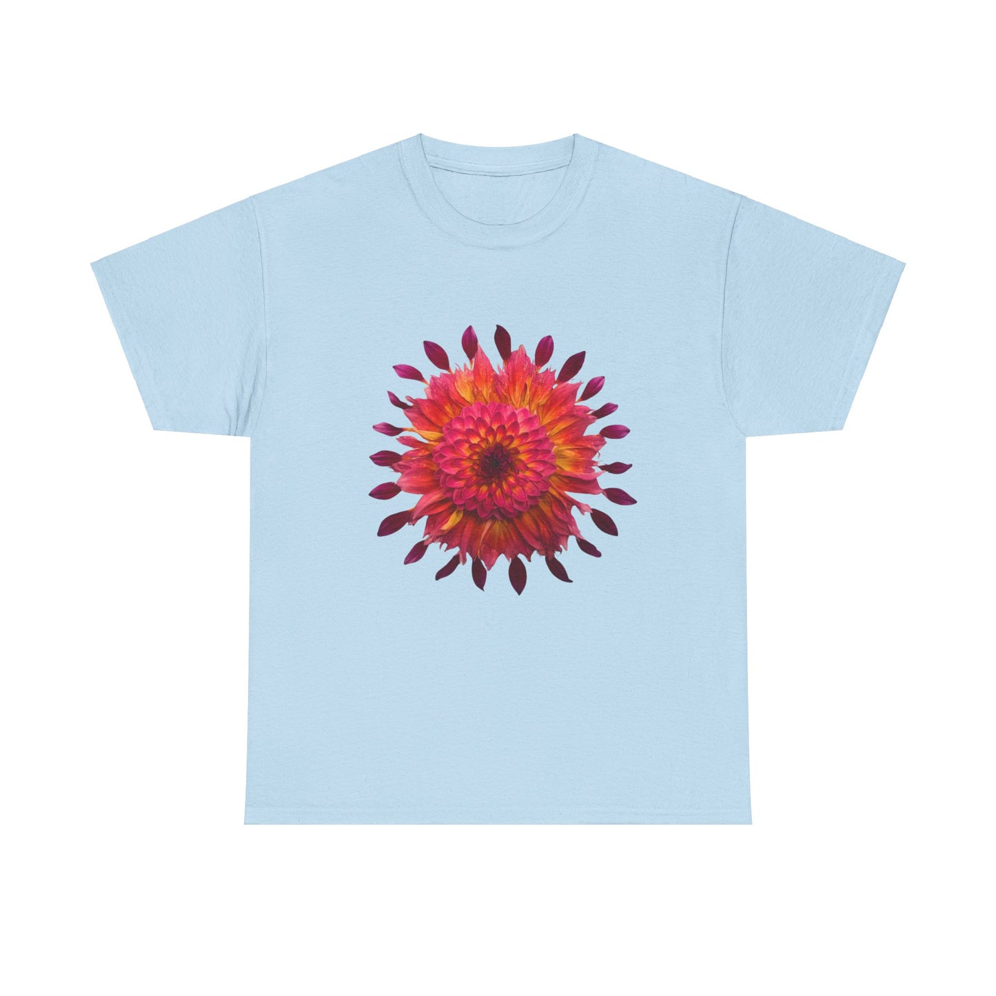Heavy Cotton T-Shirt (Dahlia Extravaganza)