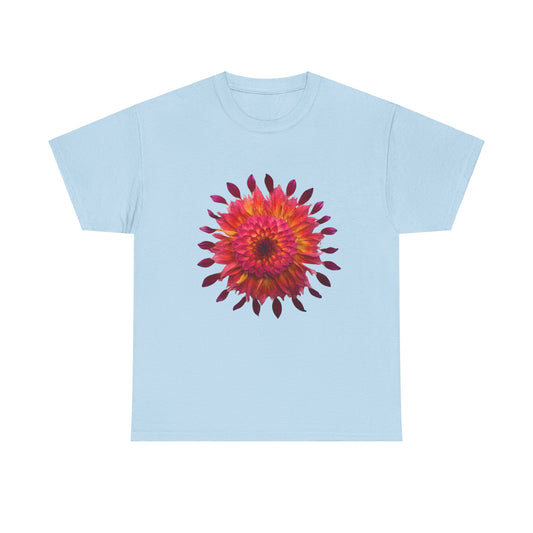 Heavy Cotton T-Shirt (Dahlia Extravaganza)