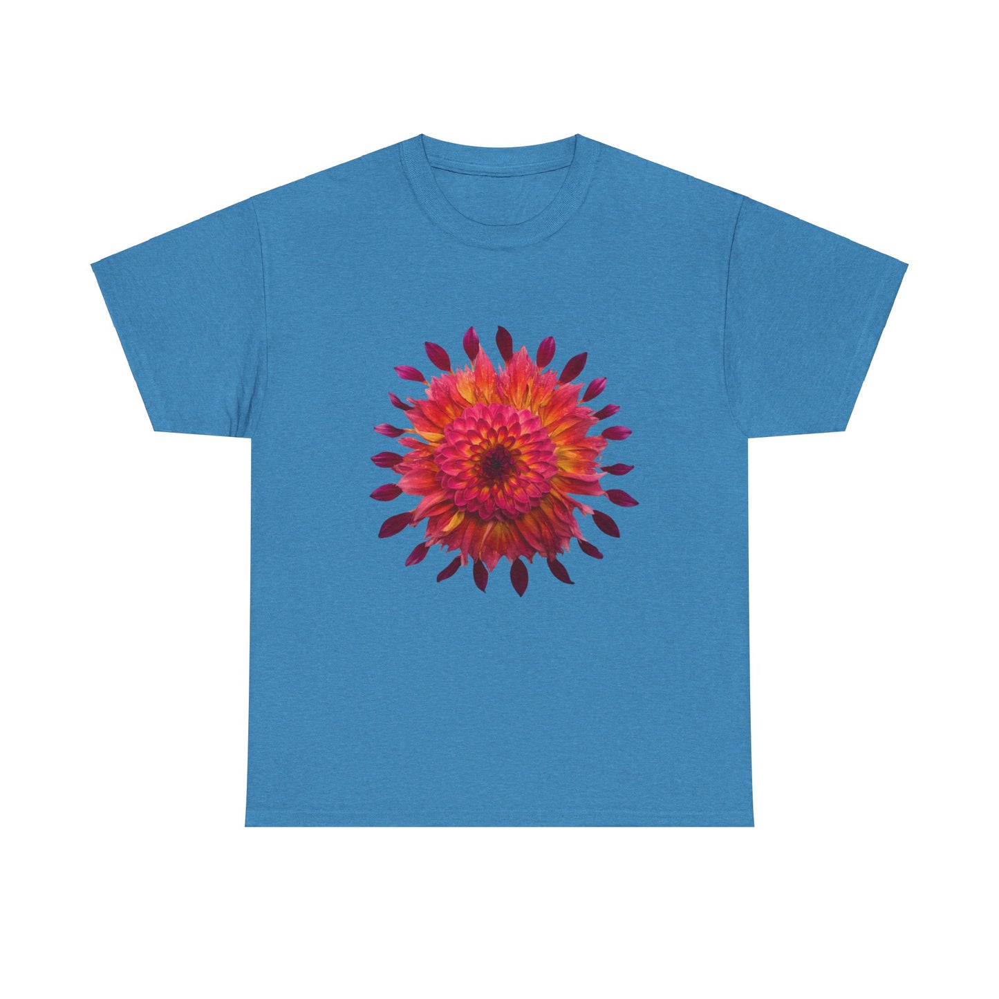 Heavy Cotton T-Shirt (Dahlia Extravaganza)