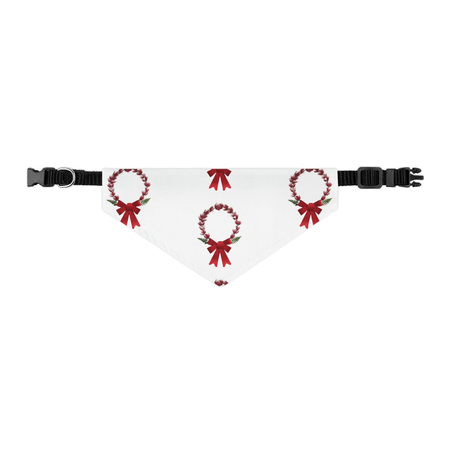Pet Bandana Collar (Christmas Wreath)