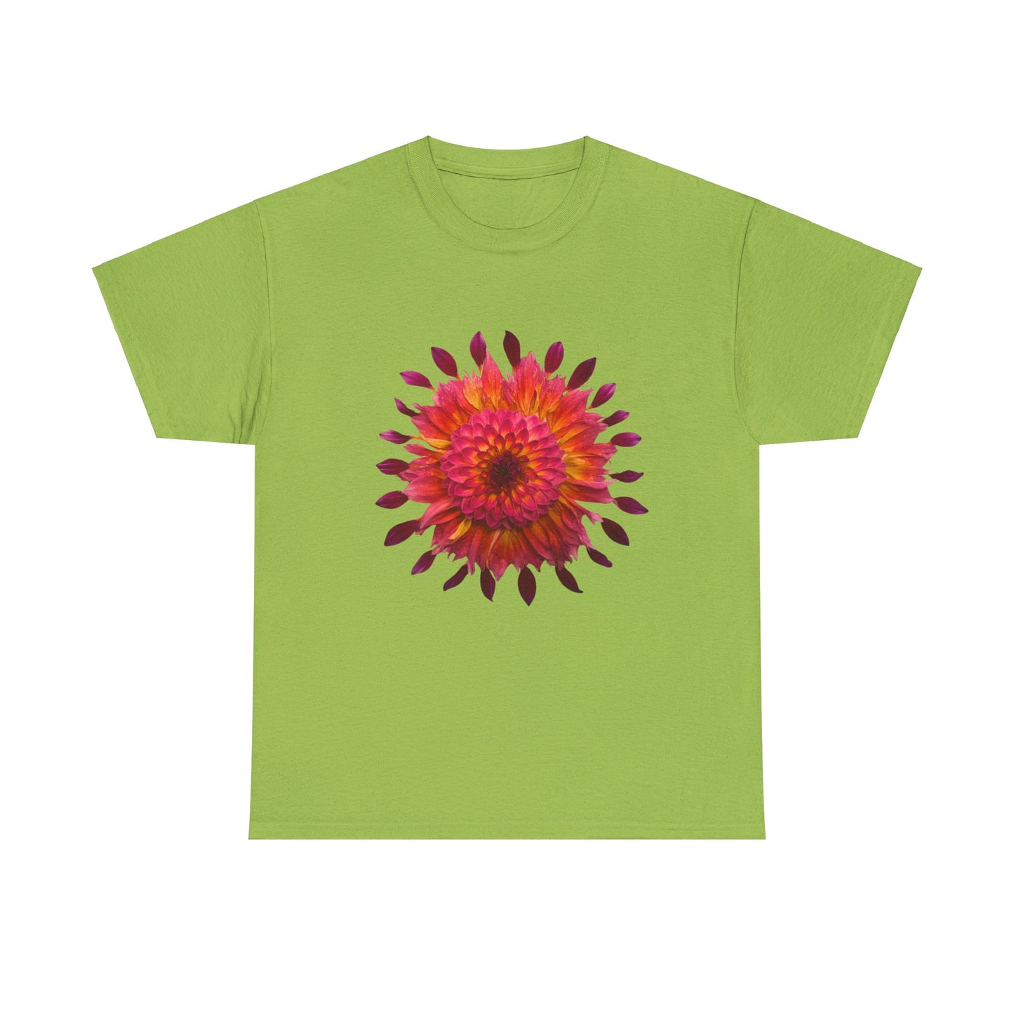 Heavy Cotton T-Shirt (Dahlia Extravaganza)