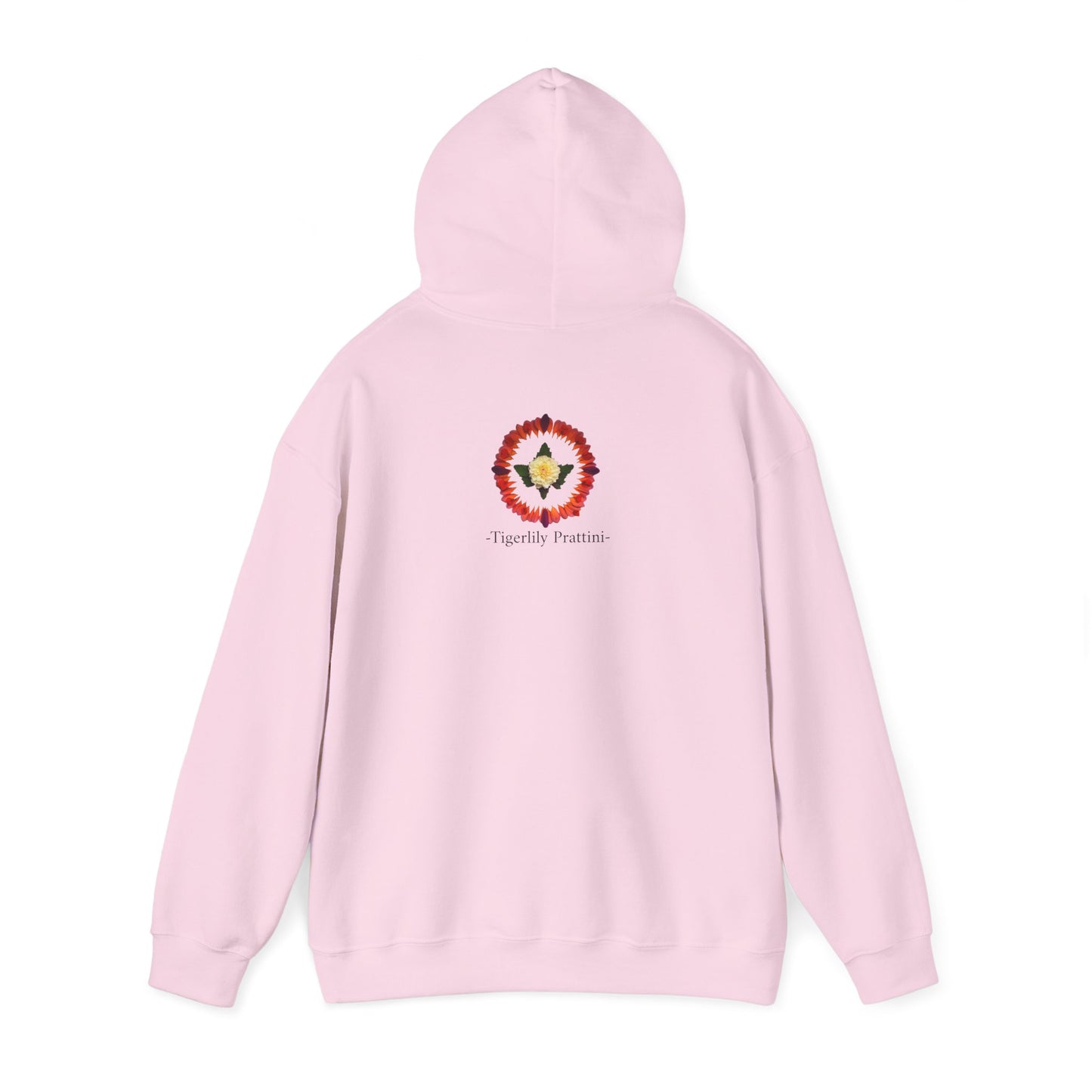 Ethically Grown Cotton Hoody (Summer Dahlias)