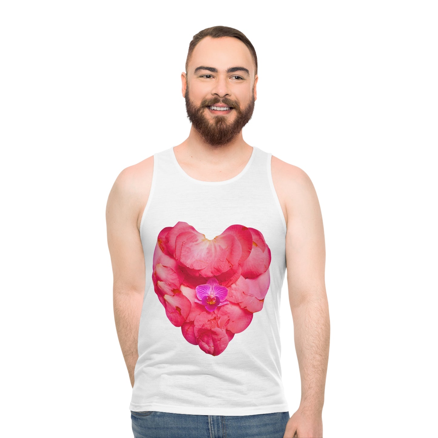 Unisex Tank Top (Pink Camellia)