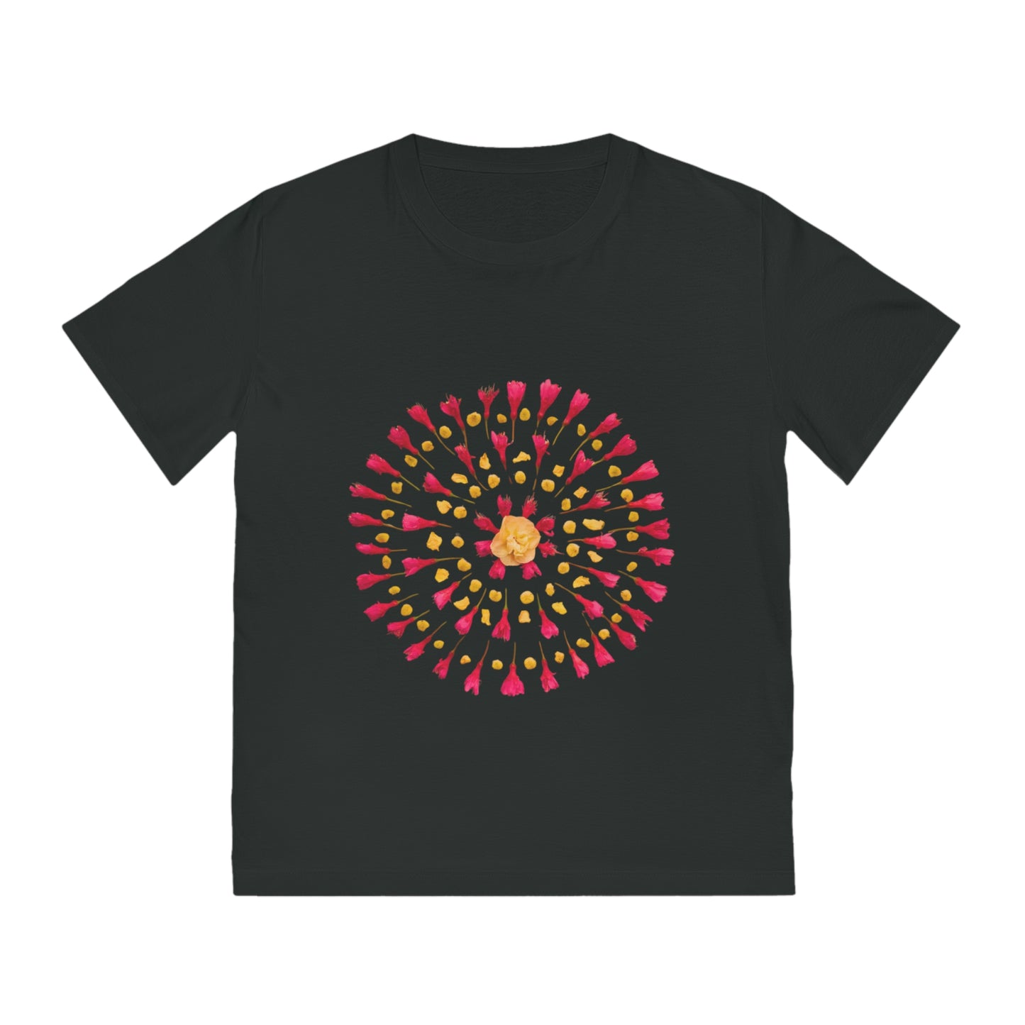 Unisex Mandala T-Shirt (Cherry Blossoms)