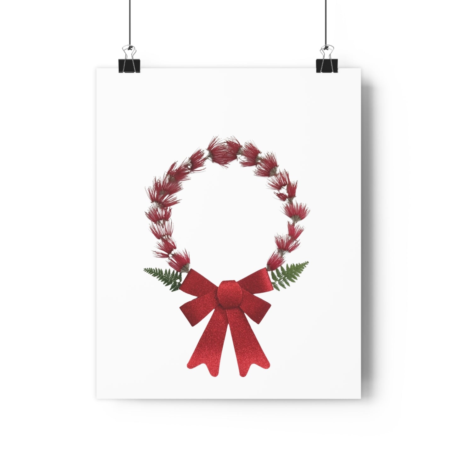 Mandala Poster (Christmas Wreath)