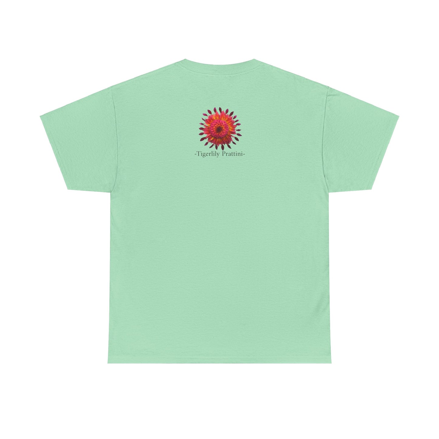 Heavy Cotton T-Shirt (Dahlia Extravaganza)