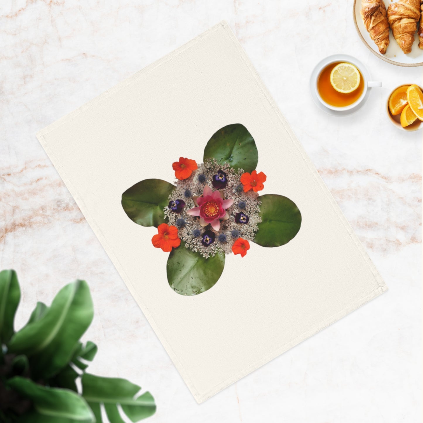 Tea Towel (Water Lily)
