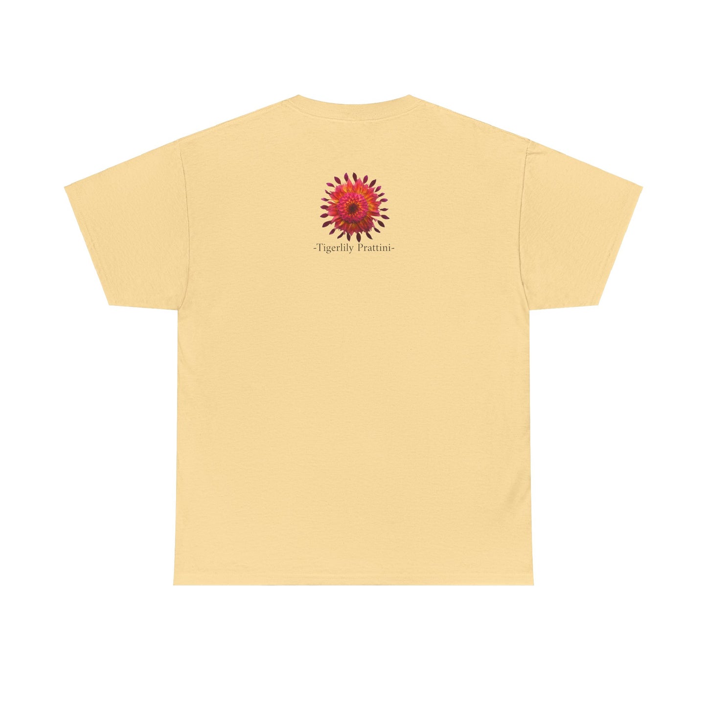 Heavy Cotton T-Shirt (Dahlia Extravaganza)