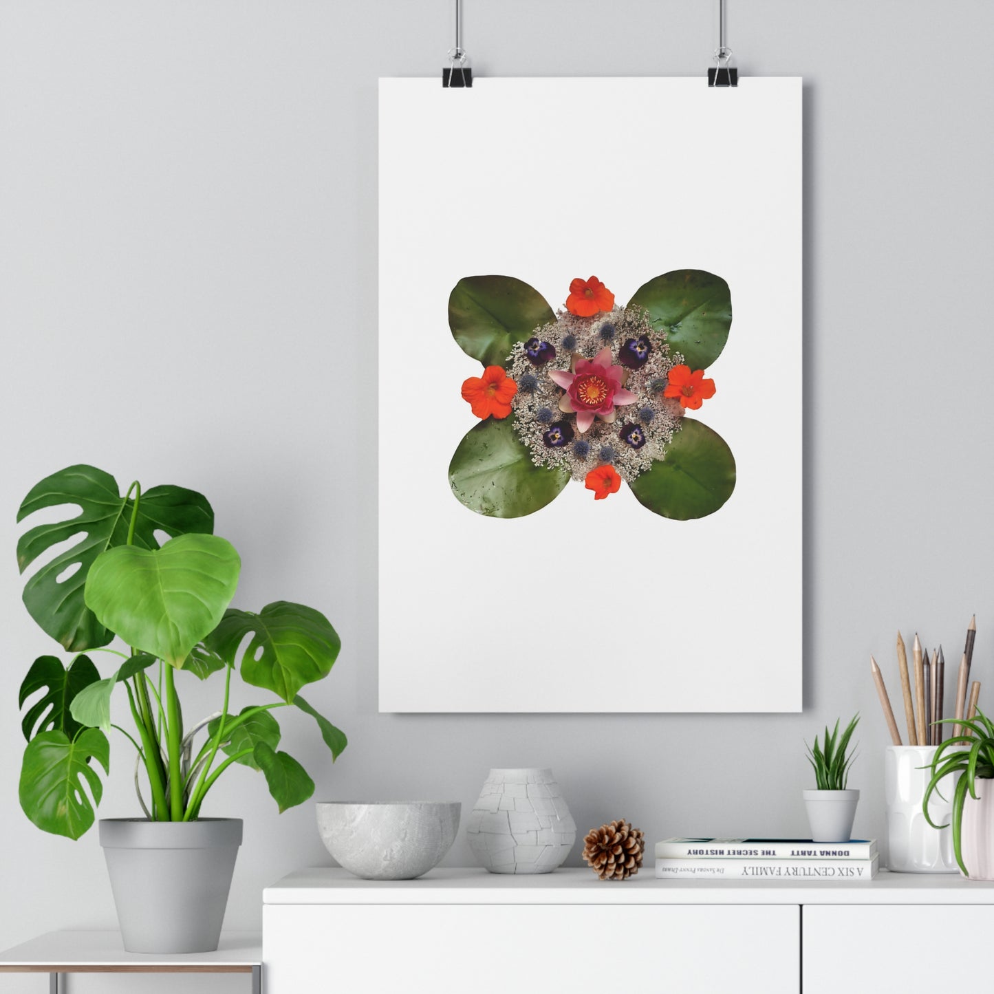 Mandala Poster (Water Lily)