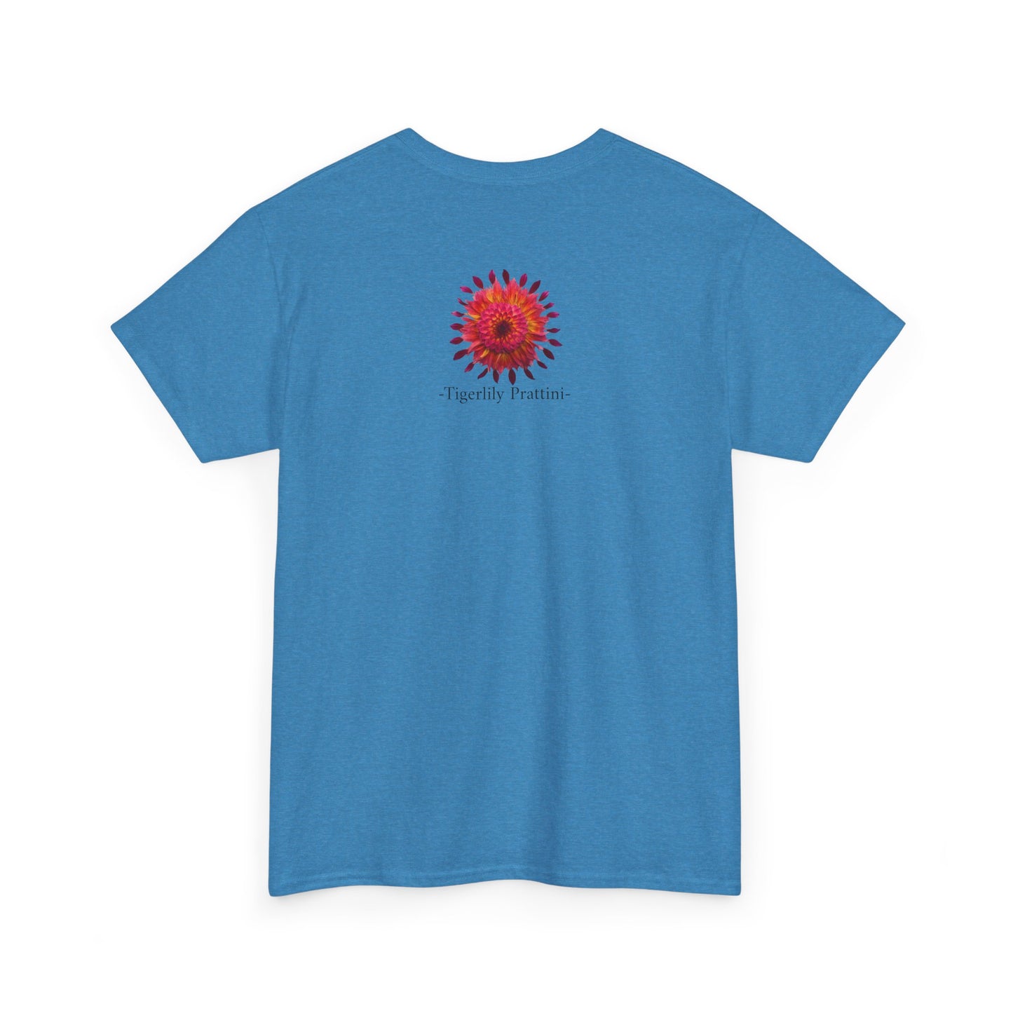 Heavy Cotton T-Shirt (Dahlia Extravaganza)