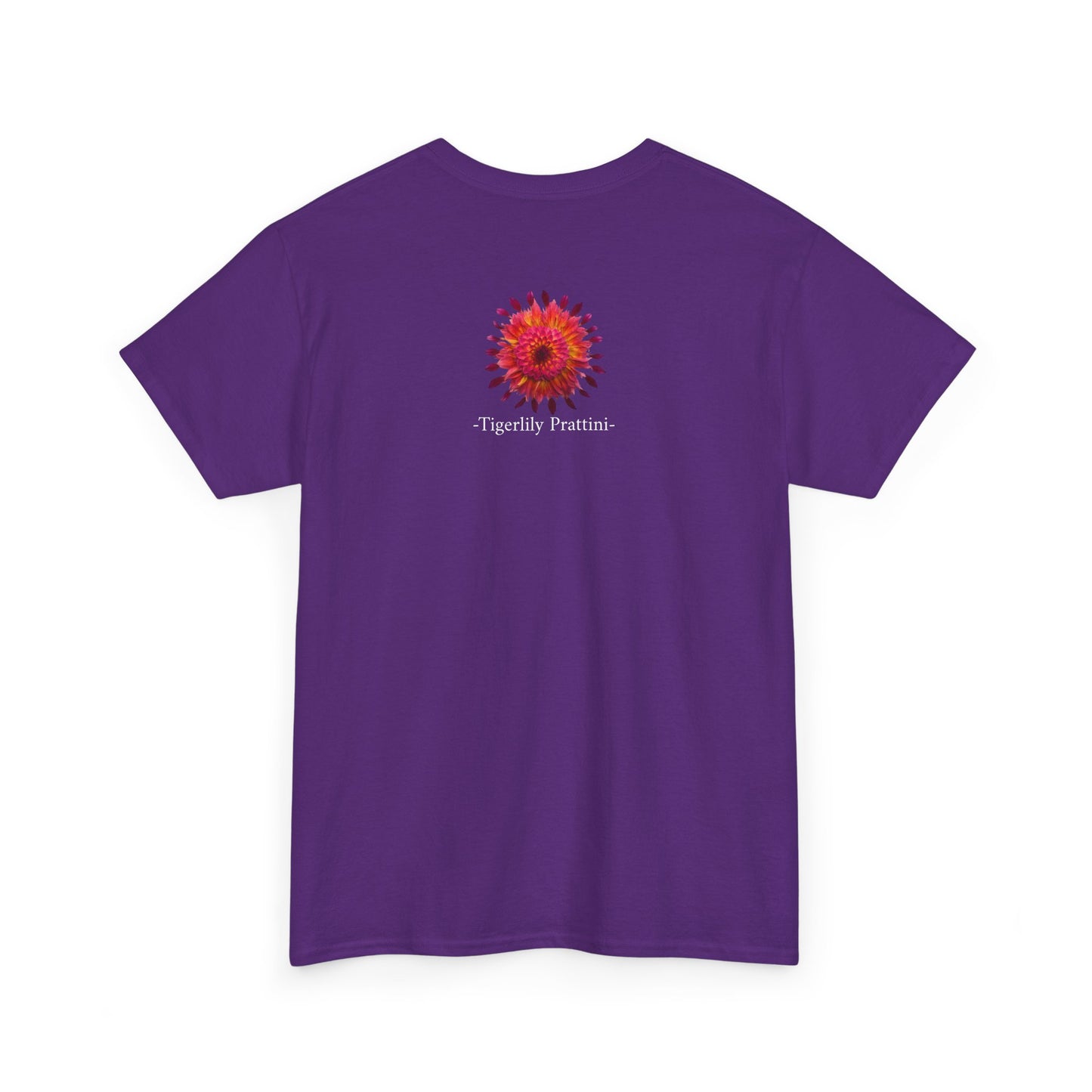 Heavy Cotton T-Shirt (Dahlia Extravaganza)
