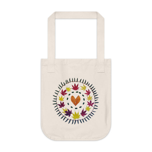 Organic Canvas Tote Bag (Transition to Winter)