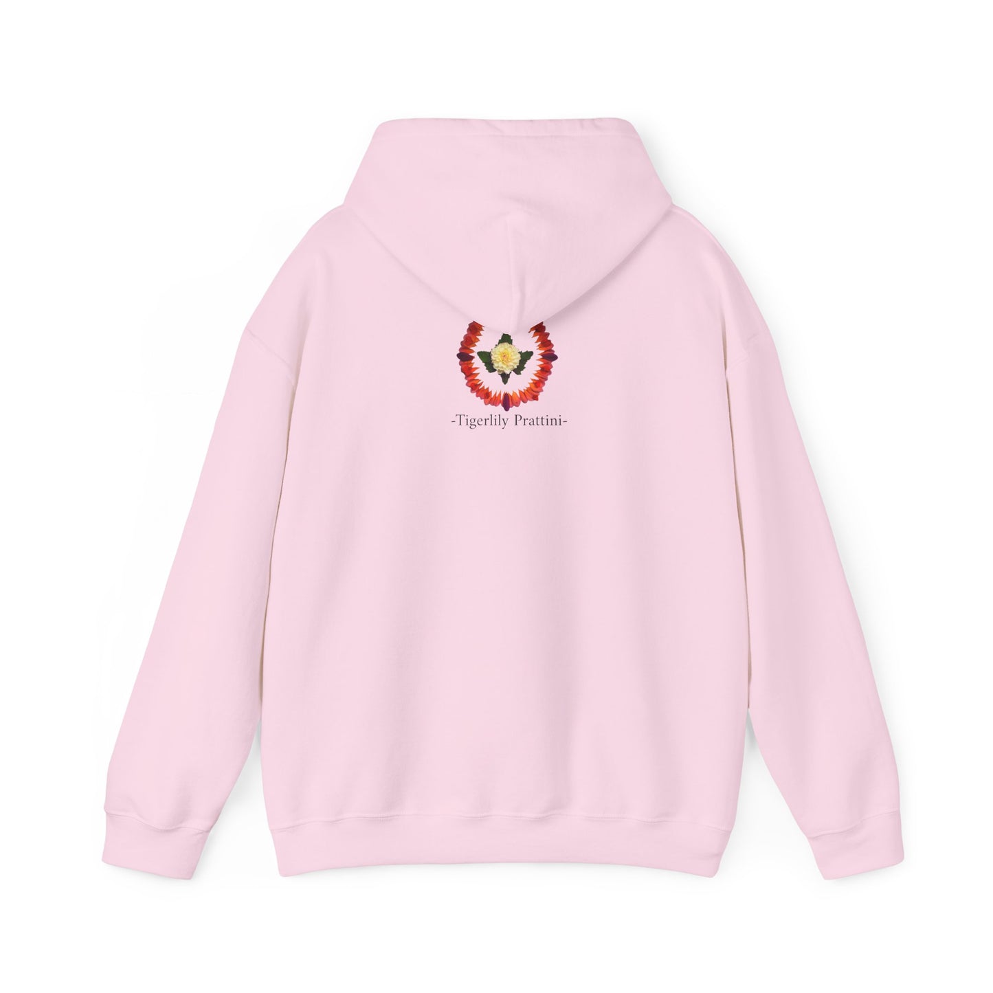 Ethically Grown Cotton Hoody (Summer Dahlias)